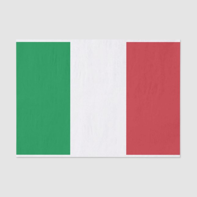 Flag of Italy Tissue Paper (Front)