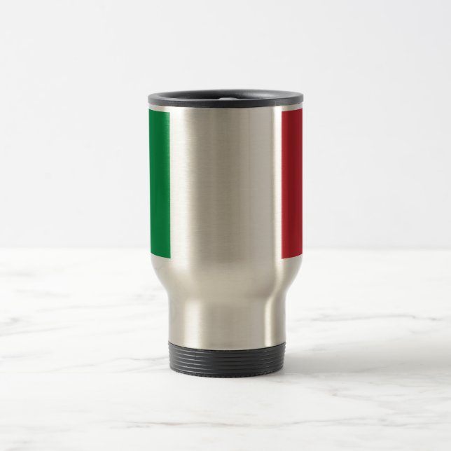 Flag of Italy Travel/Commuter Mug (Center)