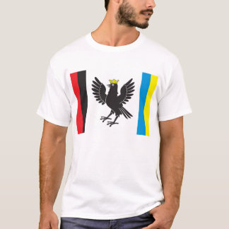 Flag of Ivano-Frankivsk Oblast, Ukraine T-Shirt