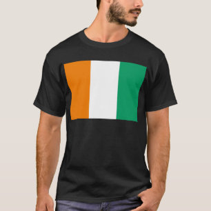 Flag of Ivory Coast - Drapeau de la Côte d'Ivoire T-Shirt