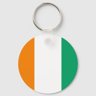 FLAG OF IVORY COAST KEY RING