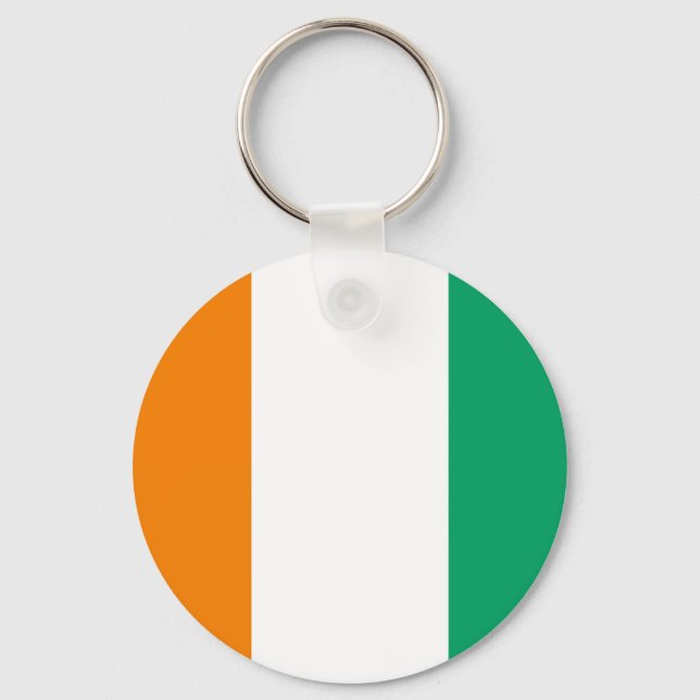 FLAG OF IVORY COAST KEY RING (Front)