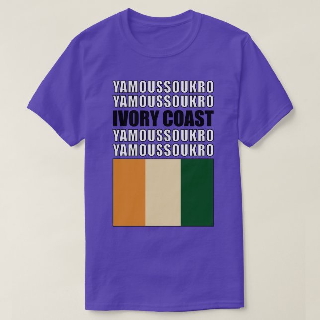 Flag of Ivory Coast T-Shirt (Design Front)
