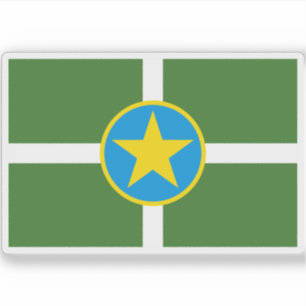 Flag of Jackson, Mississippi, USA