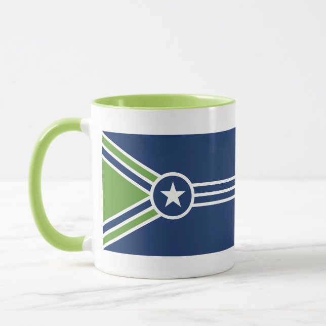 Flag of Jackson, Tennessee Mug (Left)