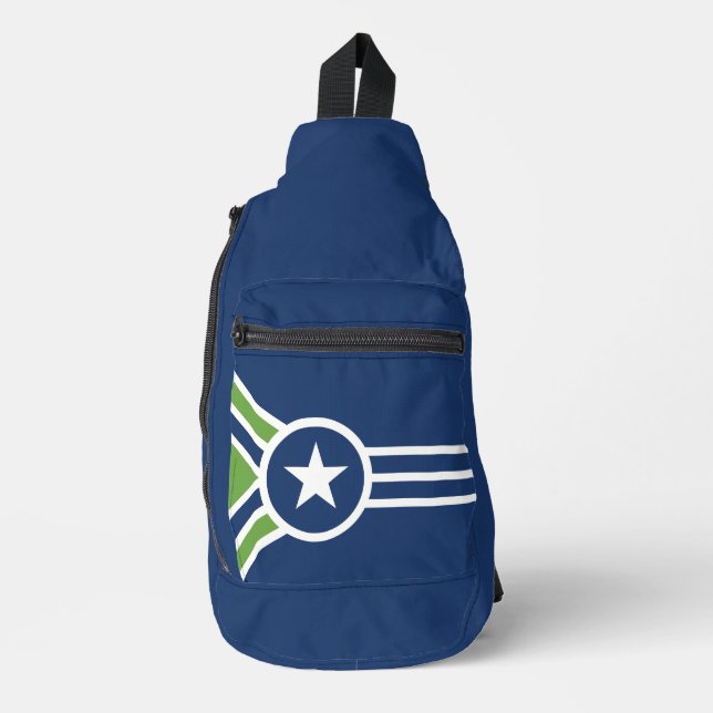 Flag of Jackson, Tennessee Sling Bag (Front)