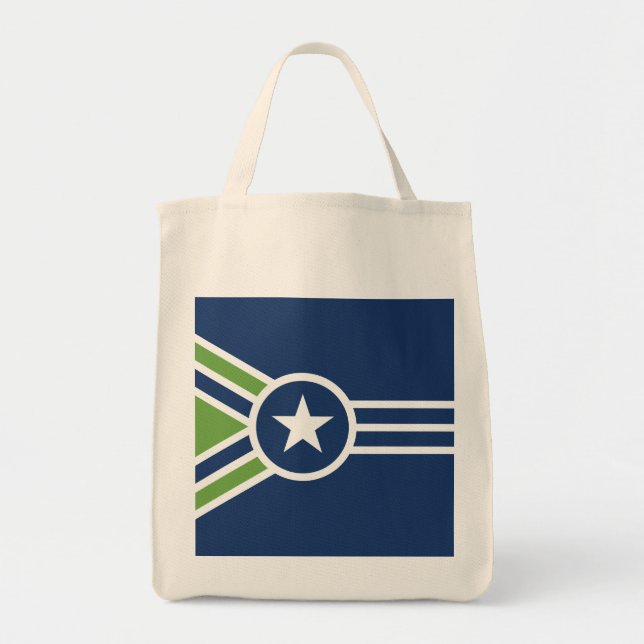 Flag of Jackson, Tennessee Tote Bag (Front)