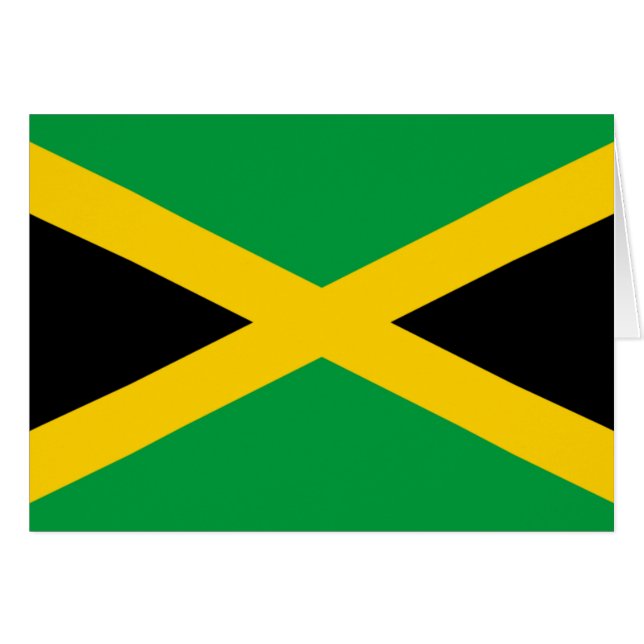 Flag of Jamaica (Front Horizontal)