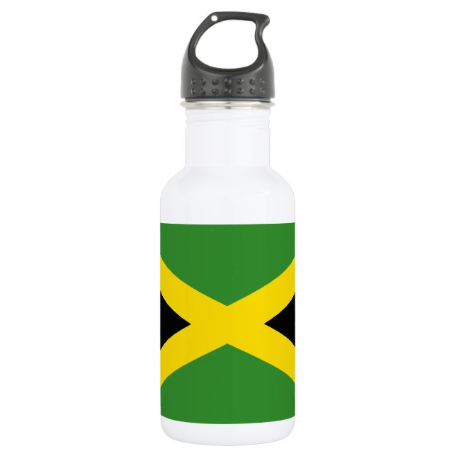 Flag of Jamaica 532 Ml Water Bottle (Front)