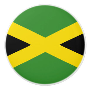 Flag of Jamaica Ceramic Knob