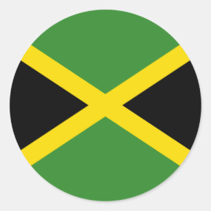 Flag of Jamaica Classic Round Sticker