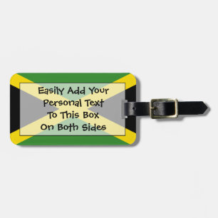 Flag of Jamaica Easy ID Personal Luggage Tag