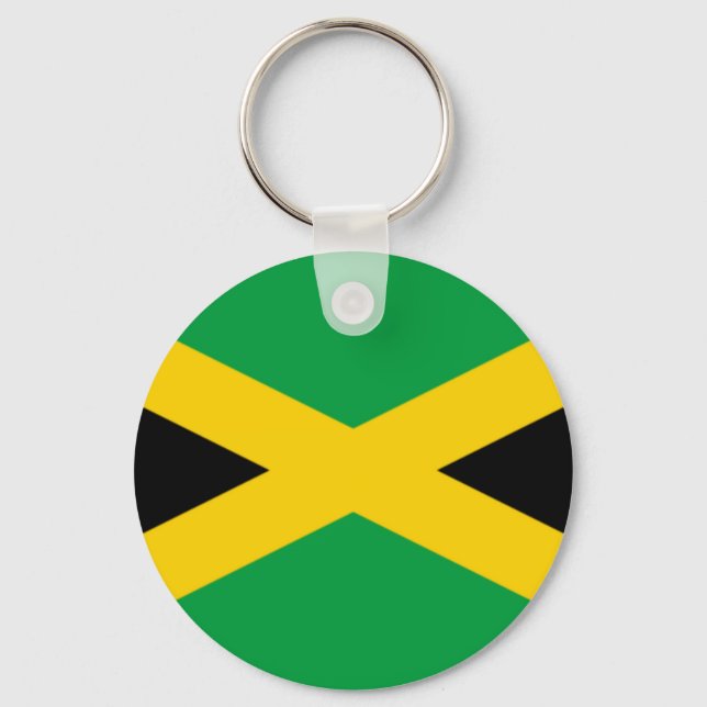 Flag of Jamaica Key Ring (Front)