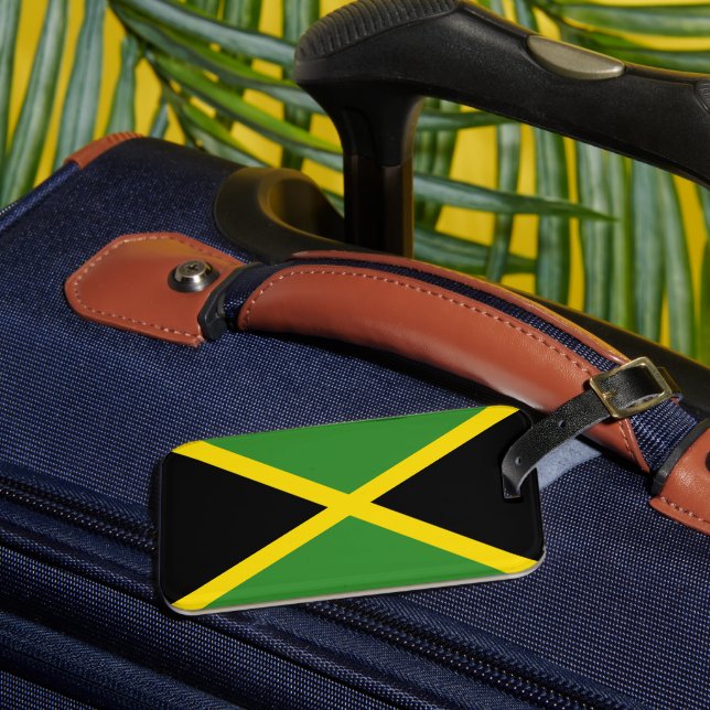 Flag of Jamaica Luggage Tag (Front Insitu 3)