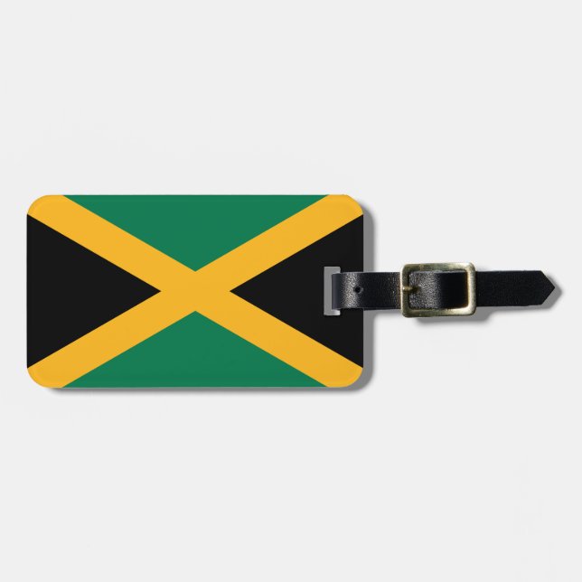 Flag of Jamaica Luggage Tag (Front Horizontal)