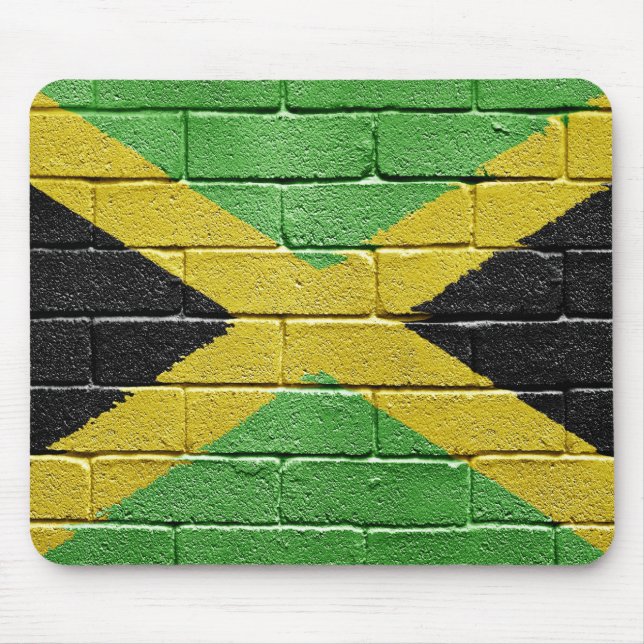 Flag of Jamaica Mouse Mat (Front)