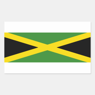 Flag of Jamaica Rectangular Sticker
