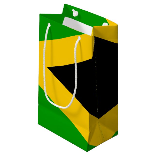 Flag of Jamaica Small Gift Bag (Front Angled)