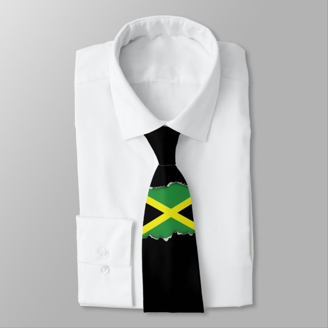 Flag of Jamaica Tie (Tied)