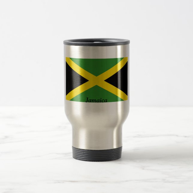 Flag of Jamaica Travel Mug (Center)