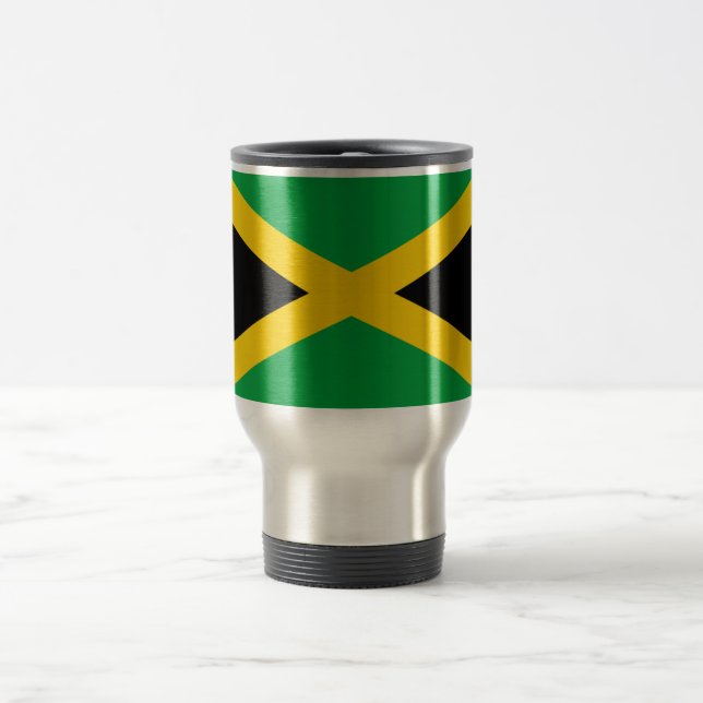Flag of Jamaica Travel Mug (Center)