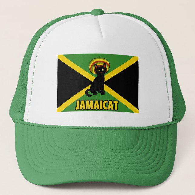 Flag of Jamaica Trucker Hat (Front)