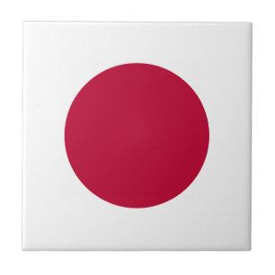 Flag of Japan - 日章旗 - 日の丸 - 日本の国旗 Tile