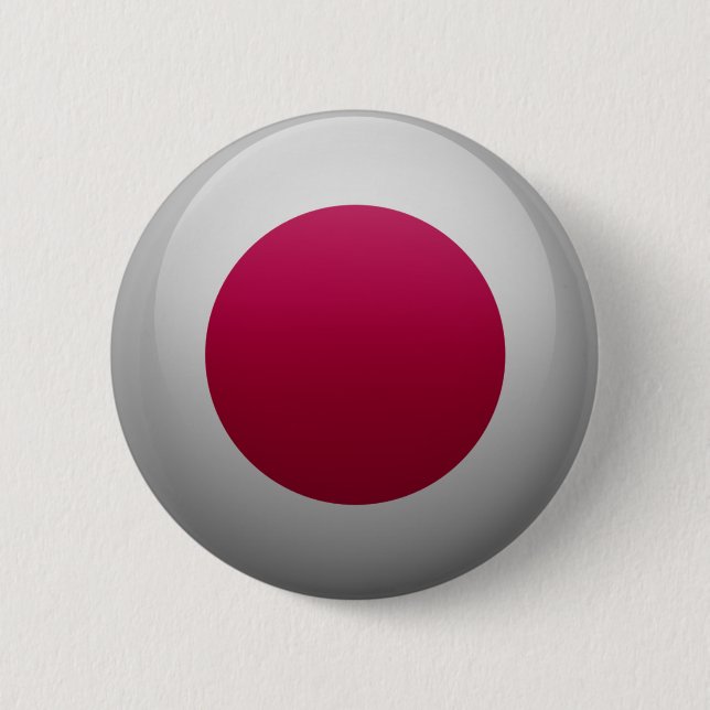 Flag of Japan 6 Cm Round Badge (Front)
