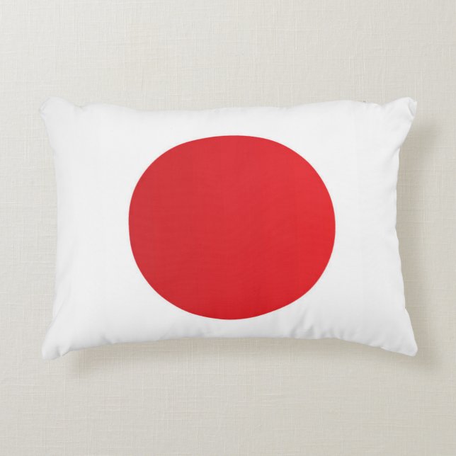 Flag of Japan Decorative Cushion (Front)