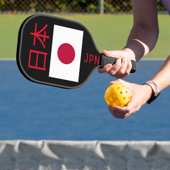 Flag of Japan Pickleball Paddle (Insitu)
