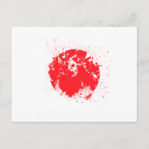 Flag of Japan Postcard