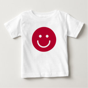 Flag of Japan with Smile face Baby T-Shirt