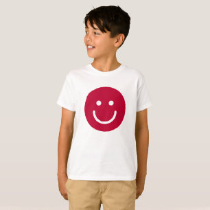 Flag of Japan with Smile face T-Shirt
