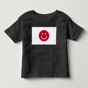 Flag of Japan with Smile face Toddler T-Shirt