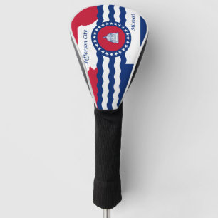 Flag of Jefferson city, Missouri Golf Head Cover