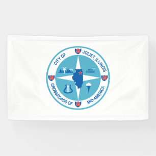 Flag of Joliet (Illinois) Banner