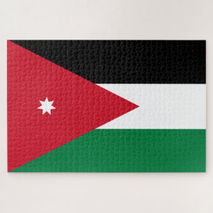 Flag of Jordan Jigsaw Puzzle