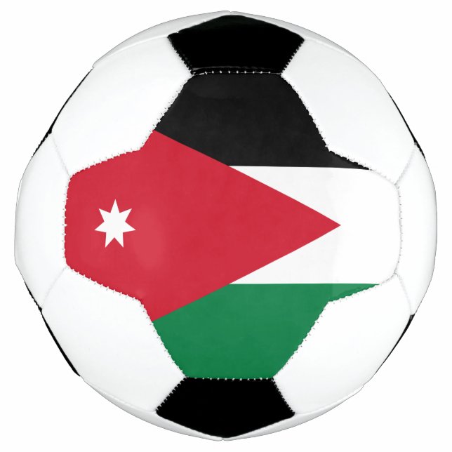 Flag of Jordan Soccer Ball (Front)