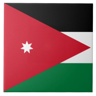 Flag of Jordan Tile