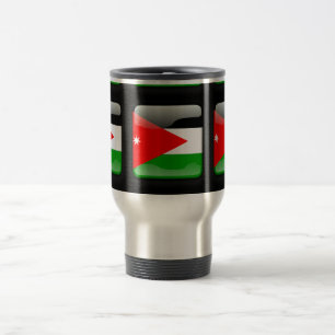 Flag of Jordan Travel Mug