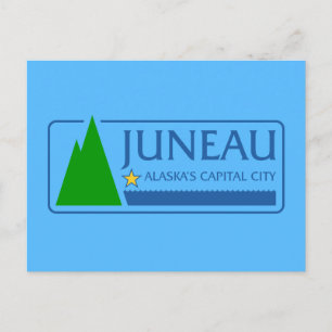 Flag of Juneau, Alaska Postcard