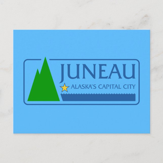Flag of Juneau, Alaska Postcard (Front)