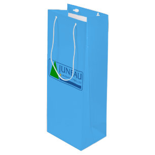 Flag of Juneau, Alaska Wine Gift Bag