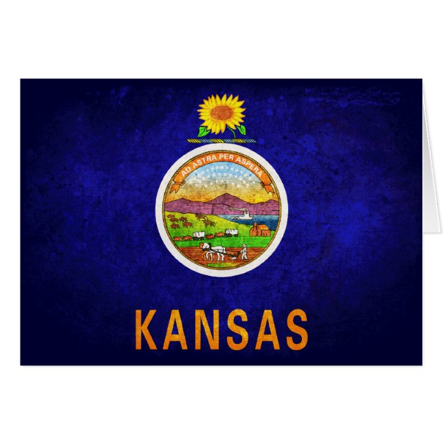 Flag of Kansas (Front Horizontal)