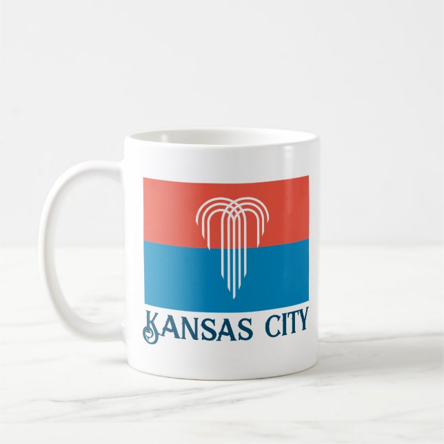 Flag of Kansas City (2023), Missouri Coffee Mug (Left)