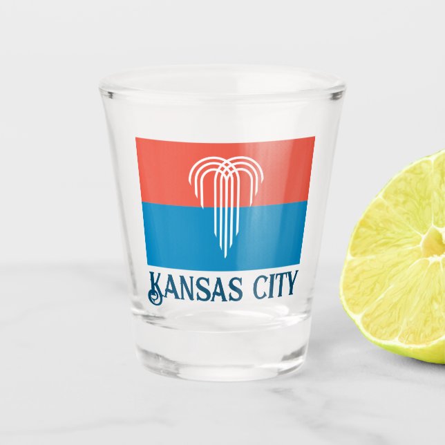 Flag of Kansas City (2023), Missouri Shot Glass (Front)