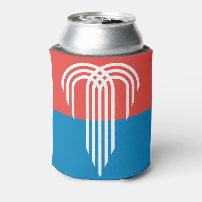 Flag of Kansas City, Missouri Can Cooler (Can Back)