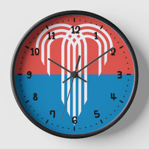 Flag of Kansas City, Missouri Clock