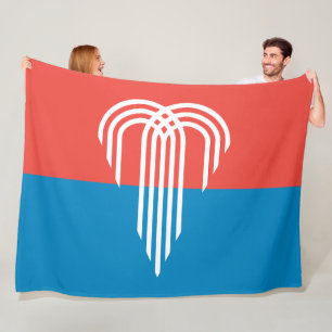 Flag of Kansas City (Missouri) Fleece Blanket