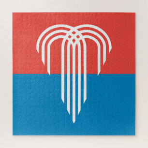 Flag of Kansas City (Missouri) Jigsaw Puzzle